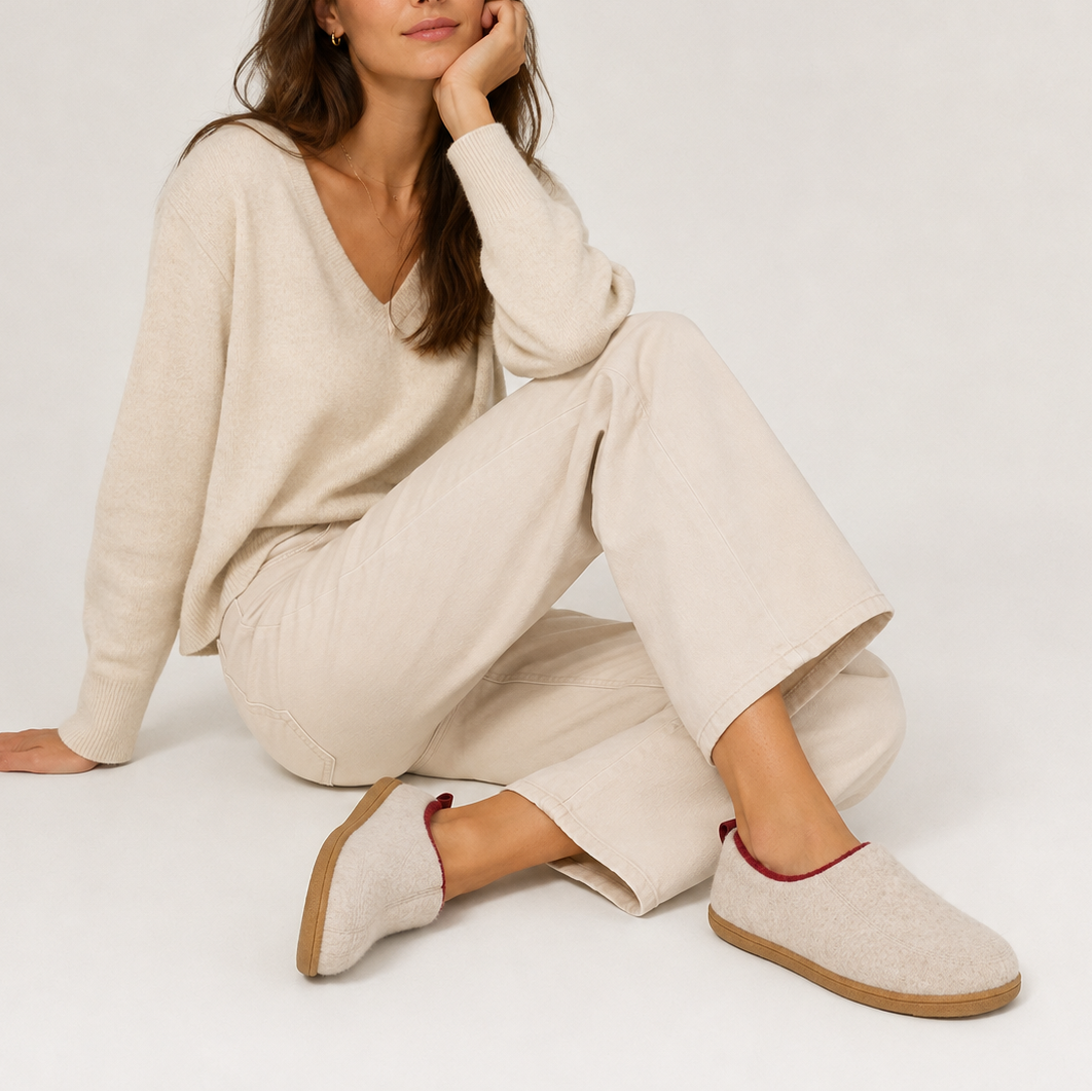 Camden | Unisex Fleece Lined Supportive Slip-On Slipper