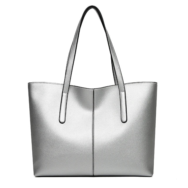 Larken | Women's Leather Look Tote Shoulder Bag