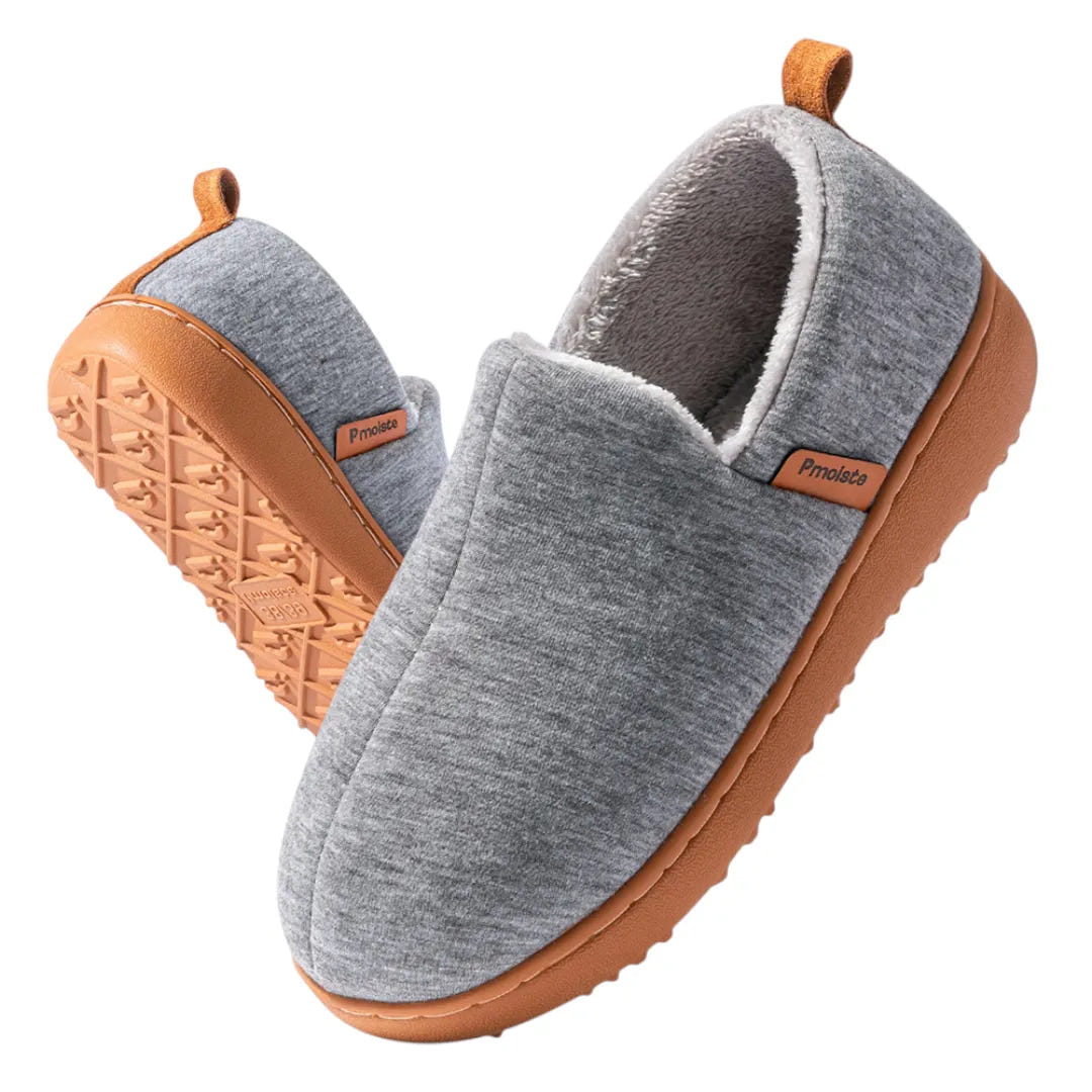 Fennora | Women's Cushioned Fleece Lined Slip-On House Slipper