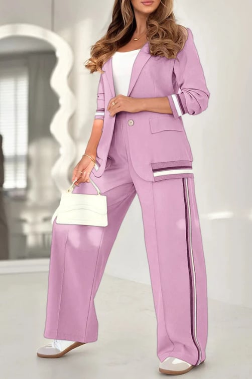 Marlowe | Women's Tailored Wide-Leg Blazer Trouser Set