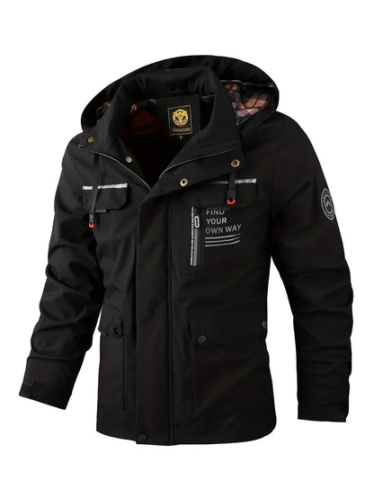 Bastian | Men's Waterproof Hooded Cargo Winter Jacket