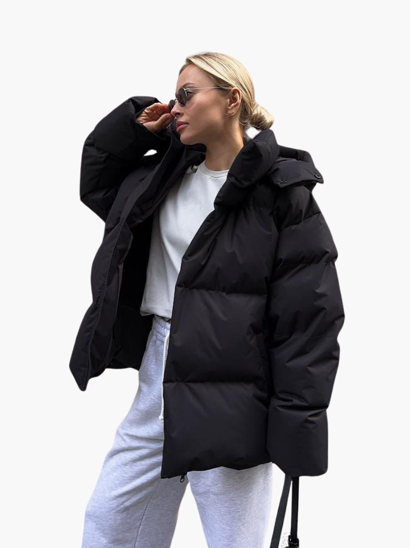 Aspen | Women's Hooded Oversized Quilted Puffer Jacket