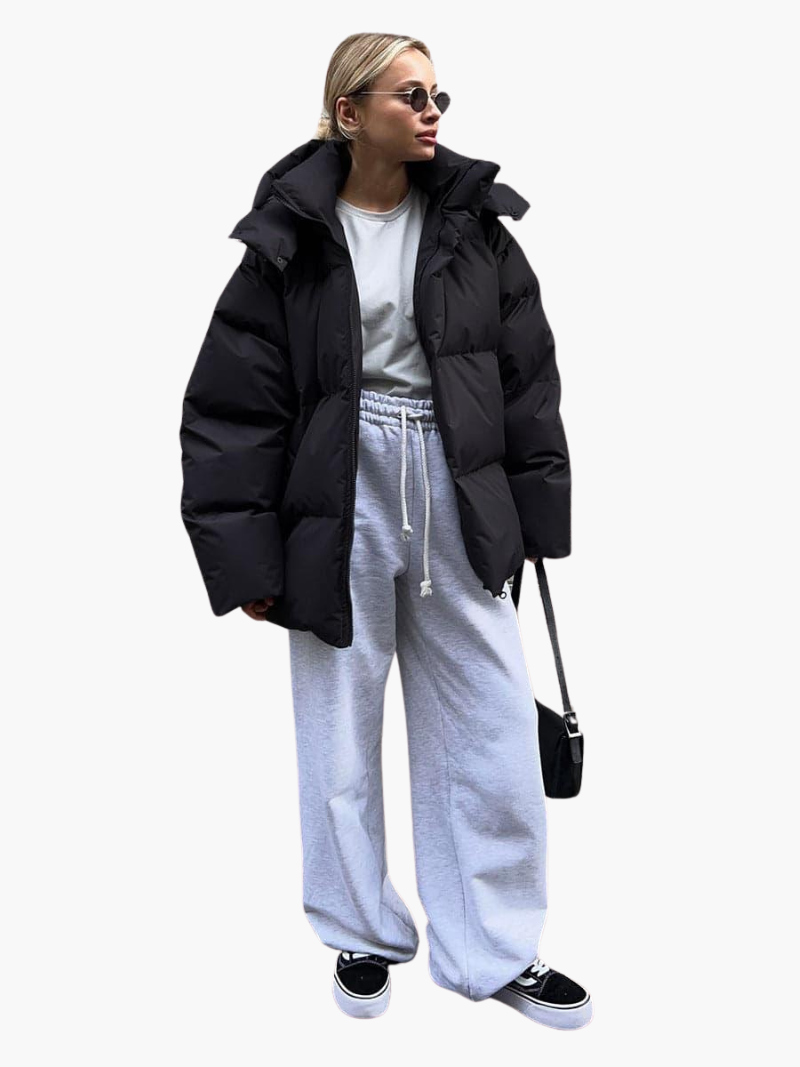 Aspen | Women's Hooded Oversized Quilted Puffer Jacket