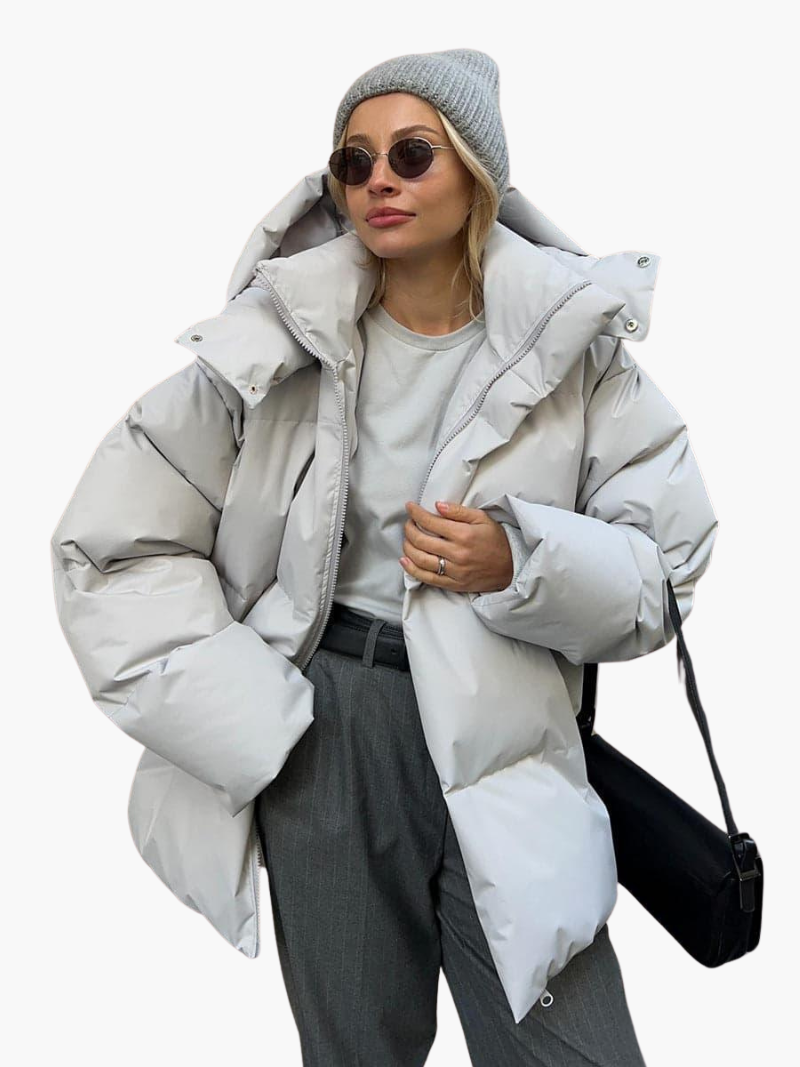 Aspen | Women's Hooded Oversized Quilted Puffer Jacket