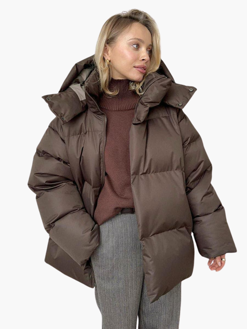 Aspen | Women's Hooded Oversized Quilted Puffer Jacket