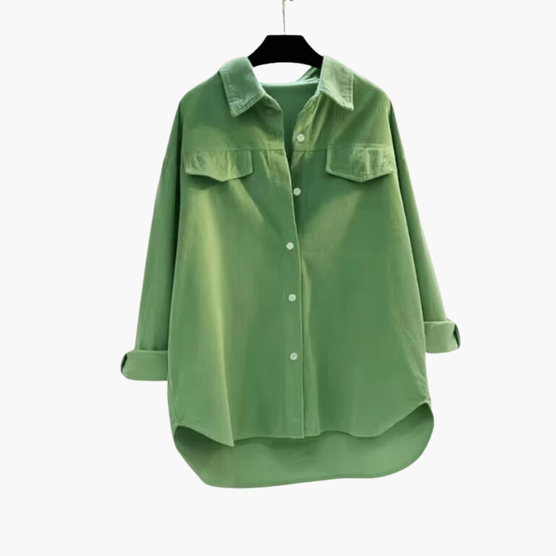 Marlowe | Women's Oversized Corduroy Button-Up Shirt Jacket
