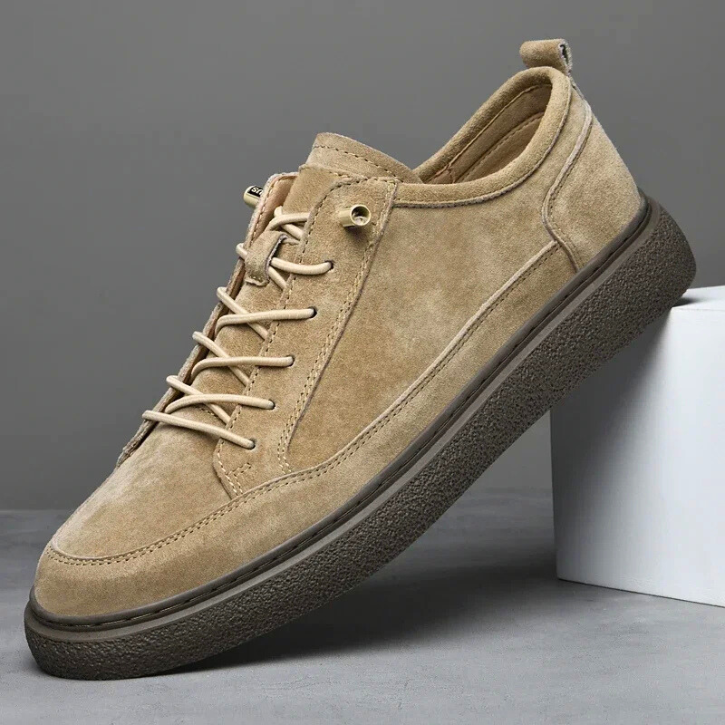 Sylvan | Men's Suede Lace-Up Low-Top Casual Sneaker
