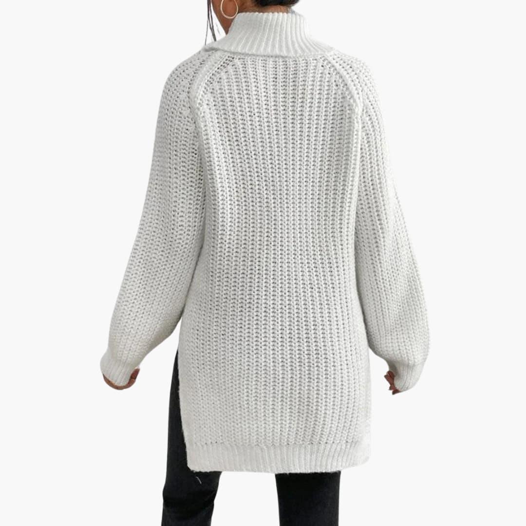 Harlow | Women's Chunky Knit Turtleneck Oversized Sweater