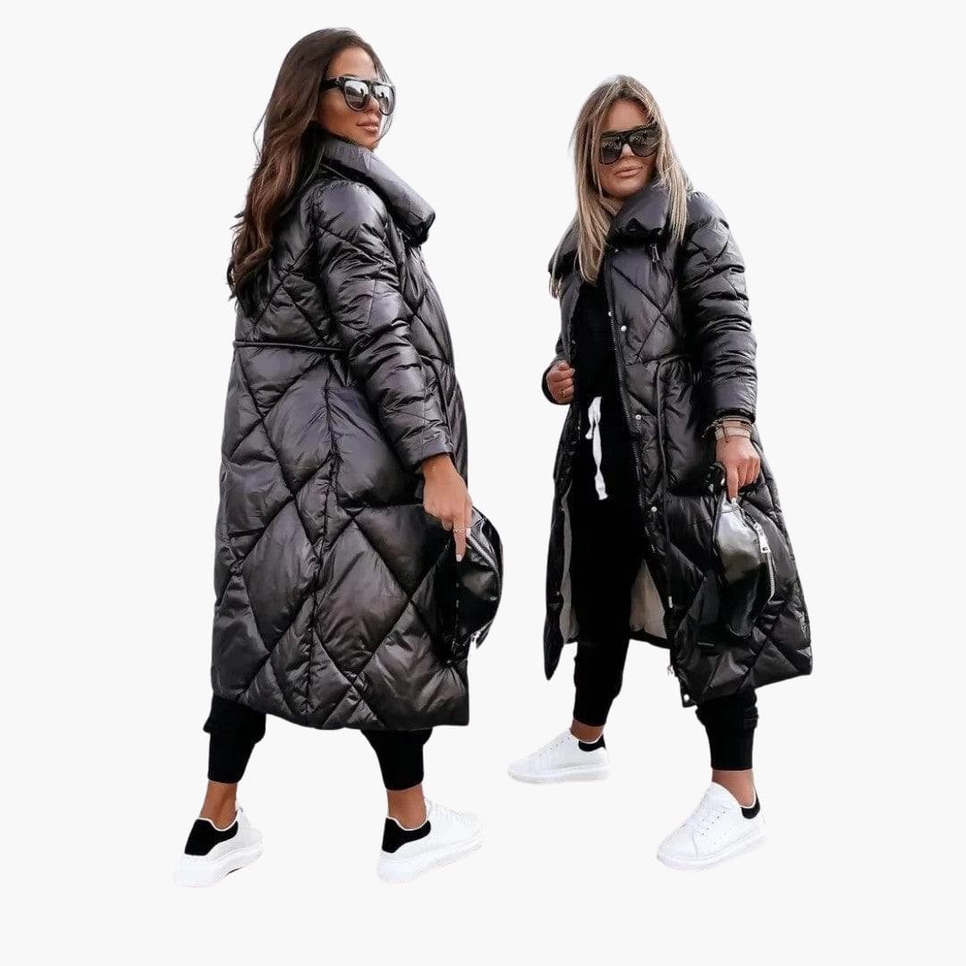 Aspen | Women's Long Quilted Padded Puffer Coat