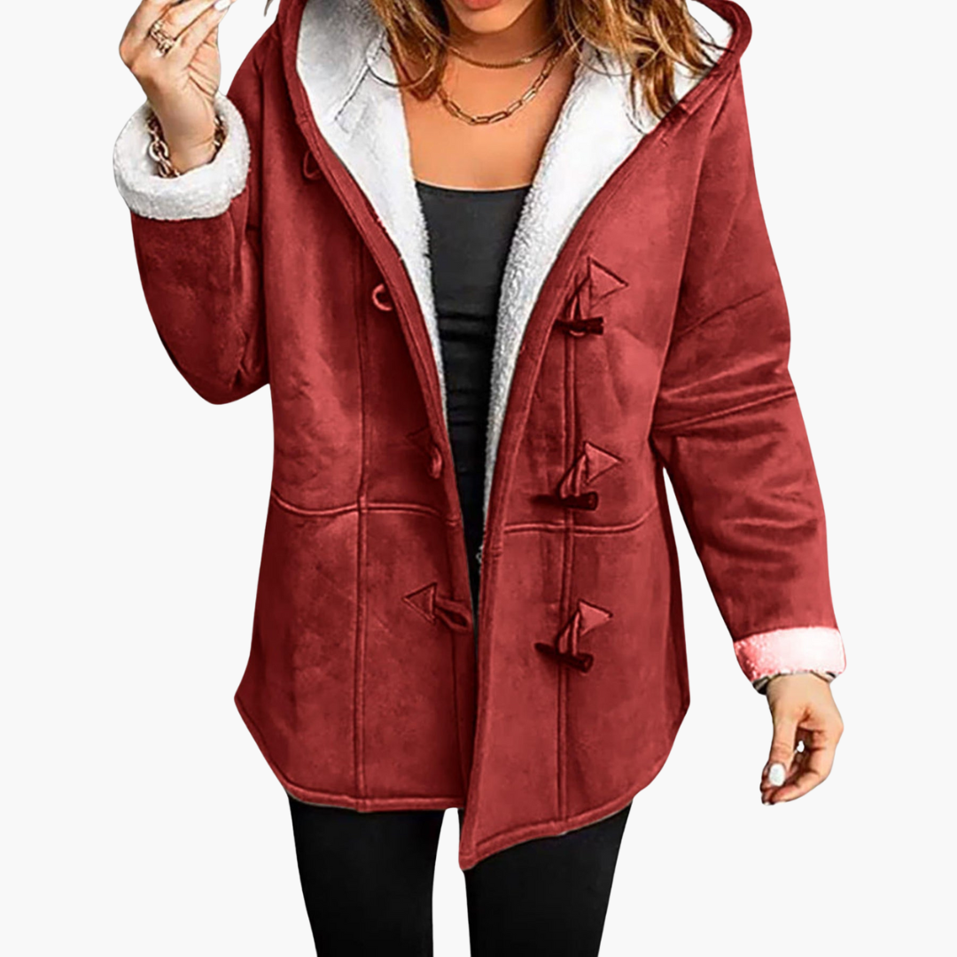 Marlowe | Women's Hooded Fleece-Lined Toggle Winter Coat