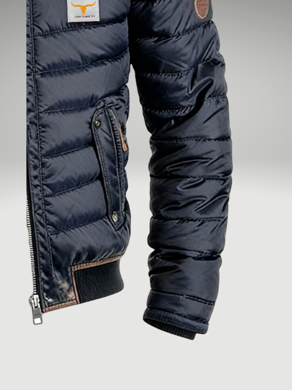 Caspian | Men's Quilted Insulated High Collar Puffer Jacket