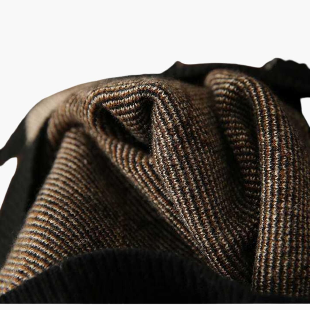 Preston | Women's Argyle Knit Round Neck Sweater