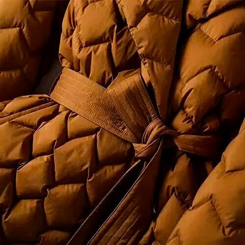 Farrah | Women's Quilted Belted Down Winter Jacket