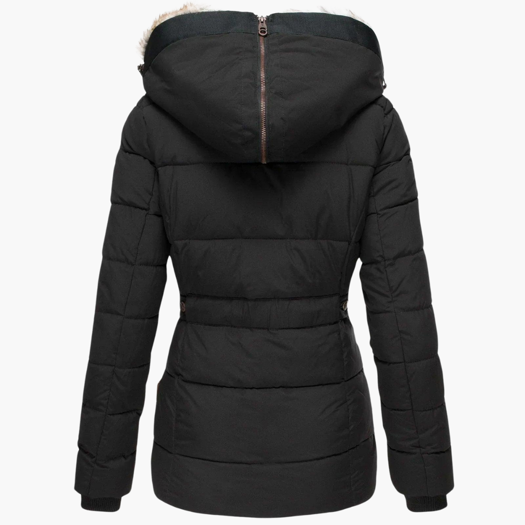 Aspen | Women's Hooded Fur-Lined Slim Fit Winter Parka Jacket