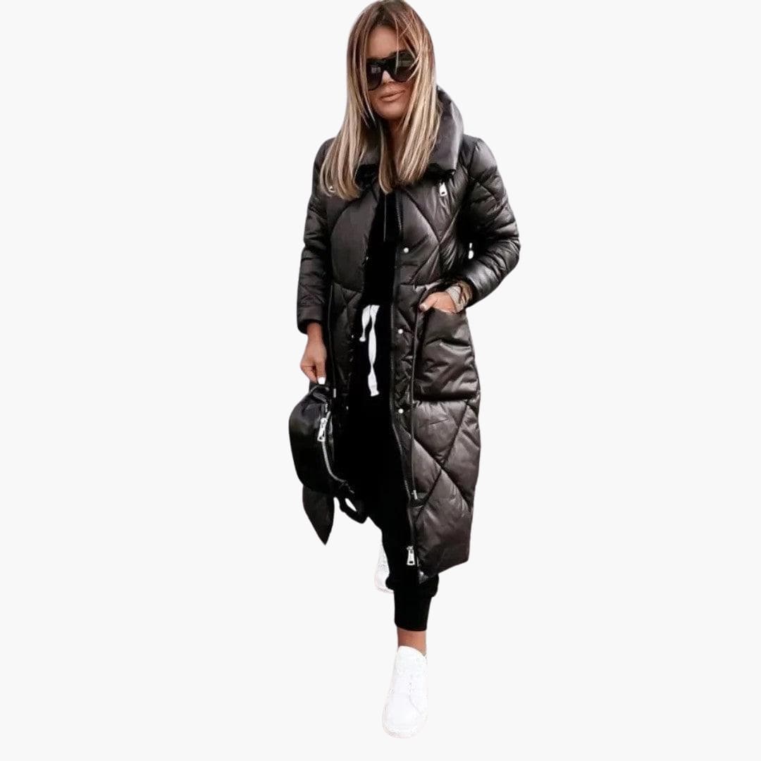 Aspen | Women's Long Quilted Padded Puffer Coat