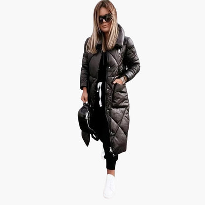 Aspen | Women's Long Quilted Padded Puffer Coat