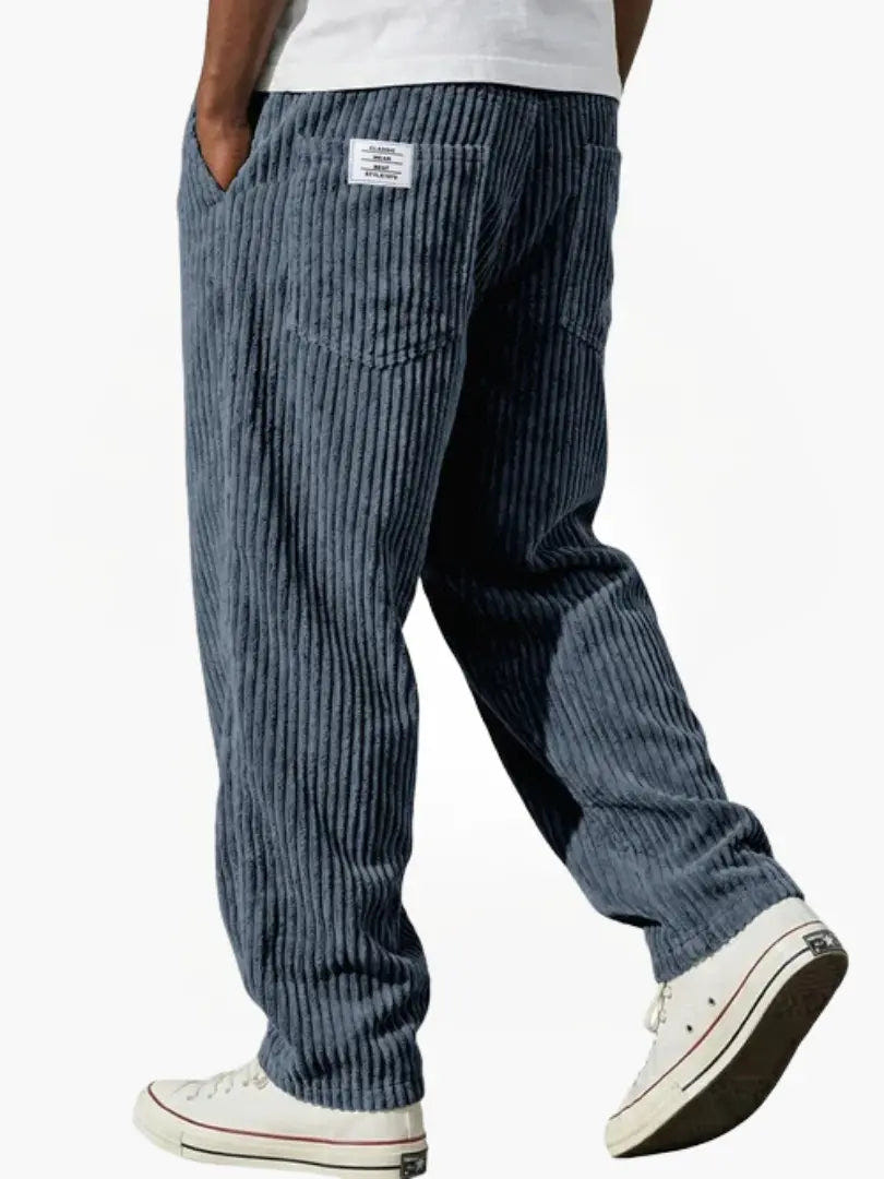 Marlow | Men's Corduroy Relaxed Fit Wide Leg Pants