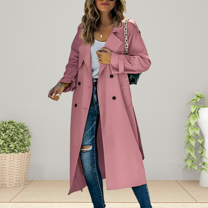 Marisette | Women's Double-Breasted Belted Trench Coat