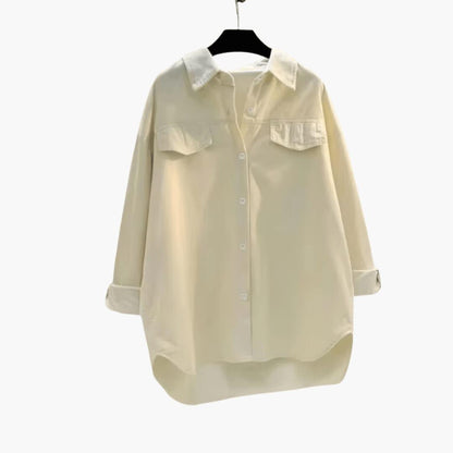 Marlowe | Women's Oversized Corduroy Button-Up Shirt Jacket