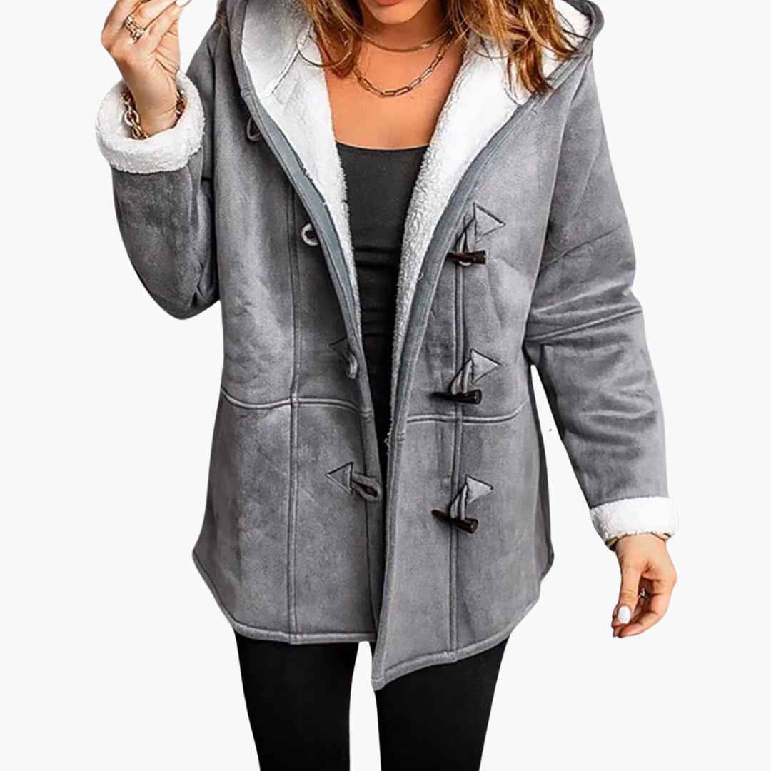 Marlowe | Women's Hooded Fleece-Lined Toggle Winter Coat