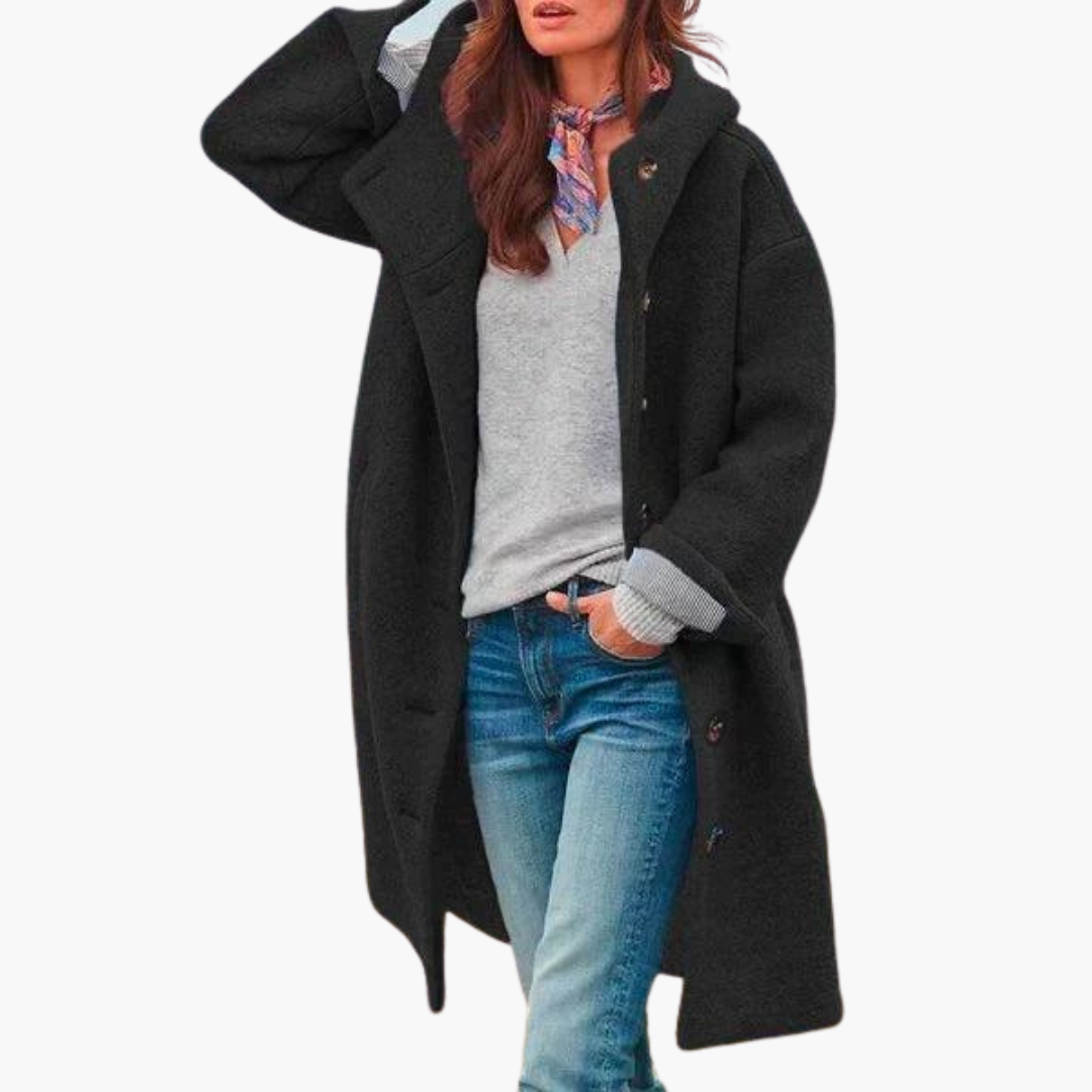 Marlowe | Women's Longline Oversized Button-Front Coat