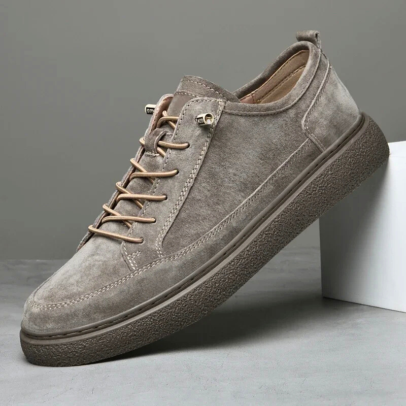 Sylvan | Men's Suede Lace-Up Low-Top Casual Sneaker