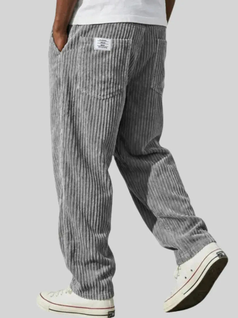 Marlow | Men's Corduroy Relaxed Fit Wide Leg Pants