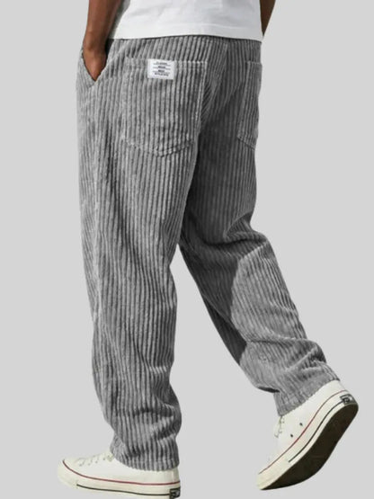 Marlow | Men's Corduroy Relaxed Fit Wide Leg Pants