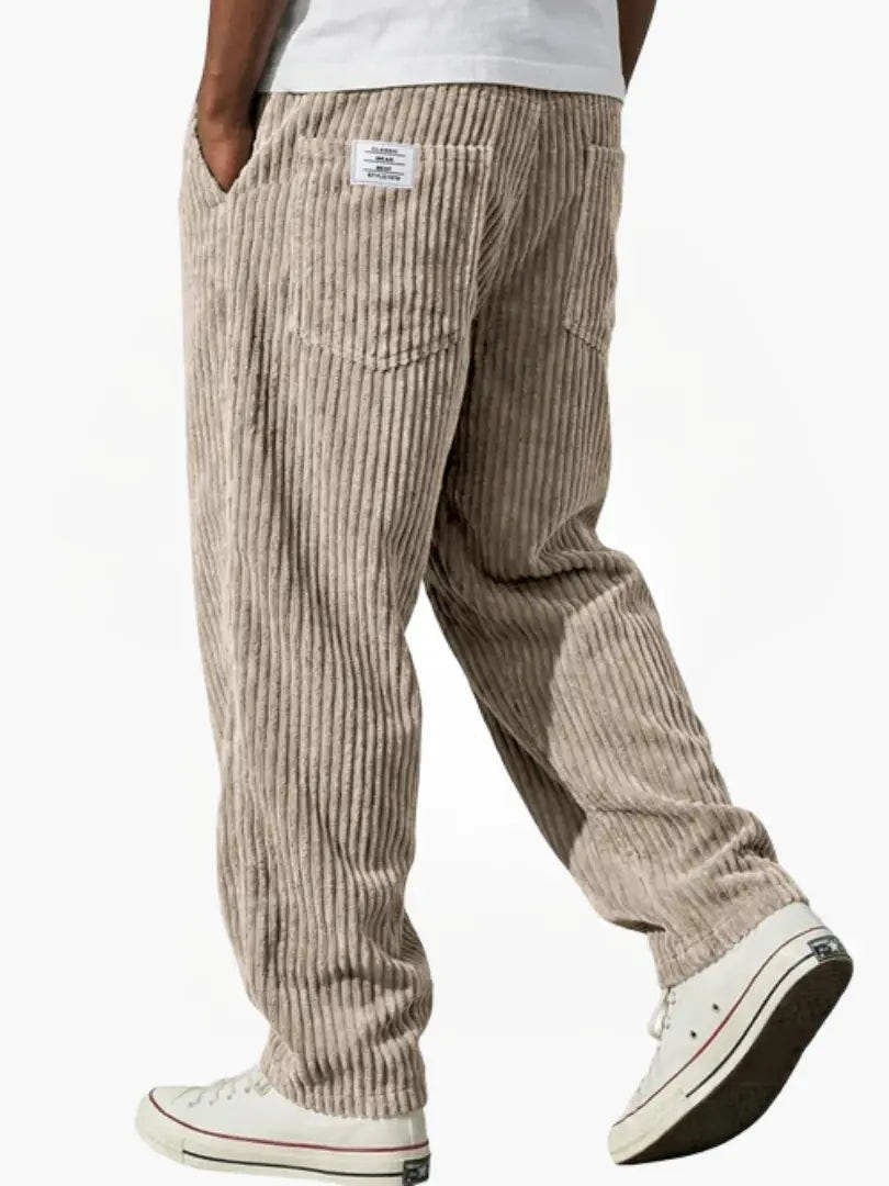 Marlow | Men's Corduroy Relaxed Fit Wide Leg Pants
