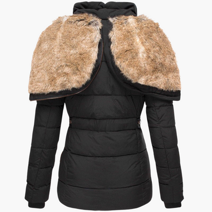 Aspen | Women's Hooded Fur-Lined Slim Fit Winter Parka Jacket