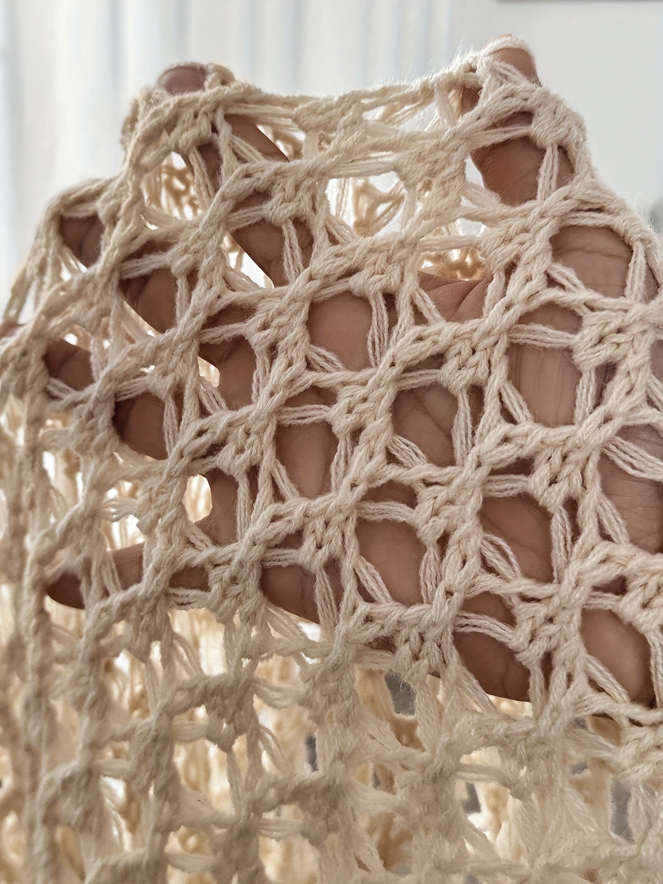 Marlowe | Women's Open-Front Crochet Knit Batwing Cardigan