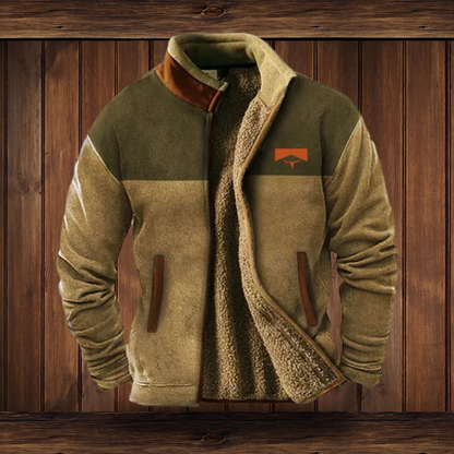 Weston | Men's Western Aztec Print Suede Bomber Jacket