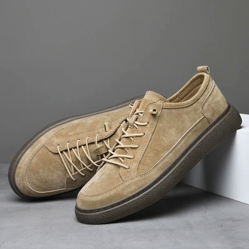 Sylvan | Men's Suede Lace-Up Low-Top Casual Sneaker