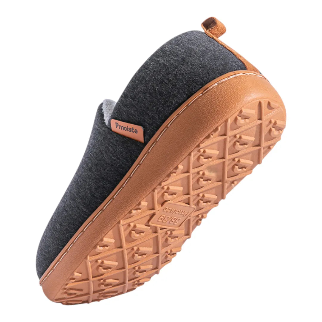 Fennora | Women's Cushioned Fleece Lined Slip-On House Slipper