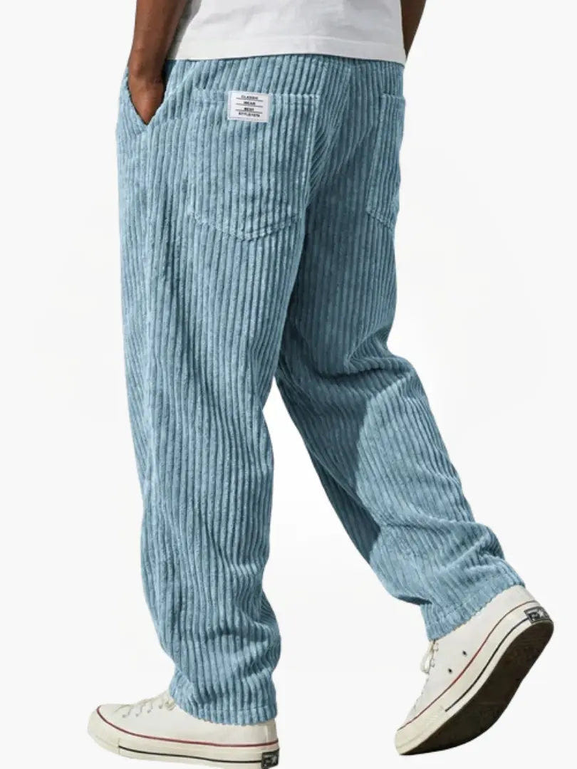 Marlow | Men's Corduroy Relaxed Fit Wide Leg Pants