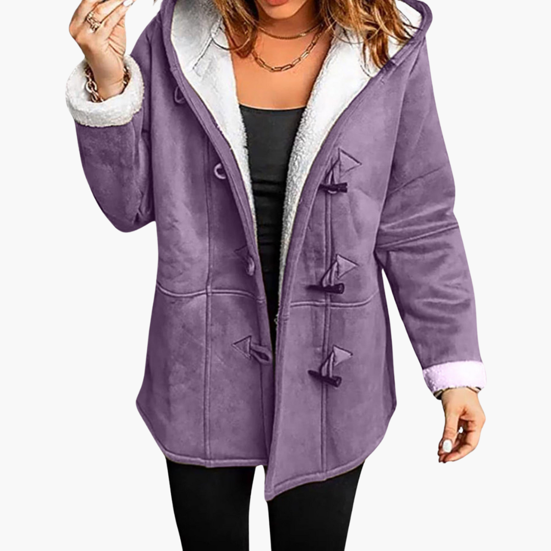 Marlowe | Women's Hooded Fleece-Lined Toggle Winter Coat