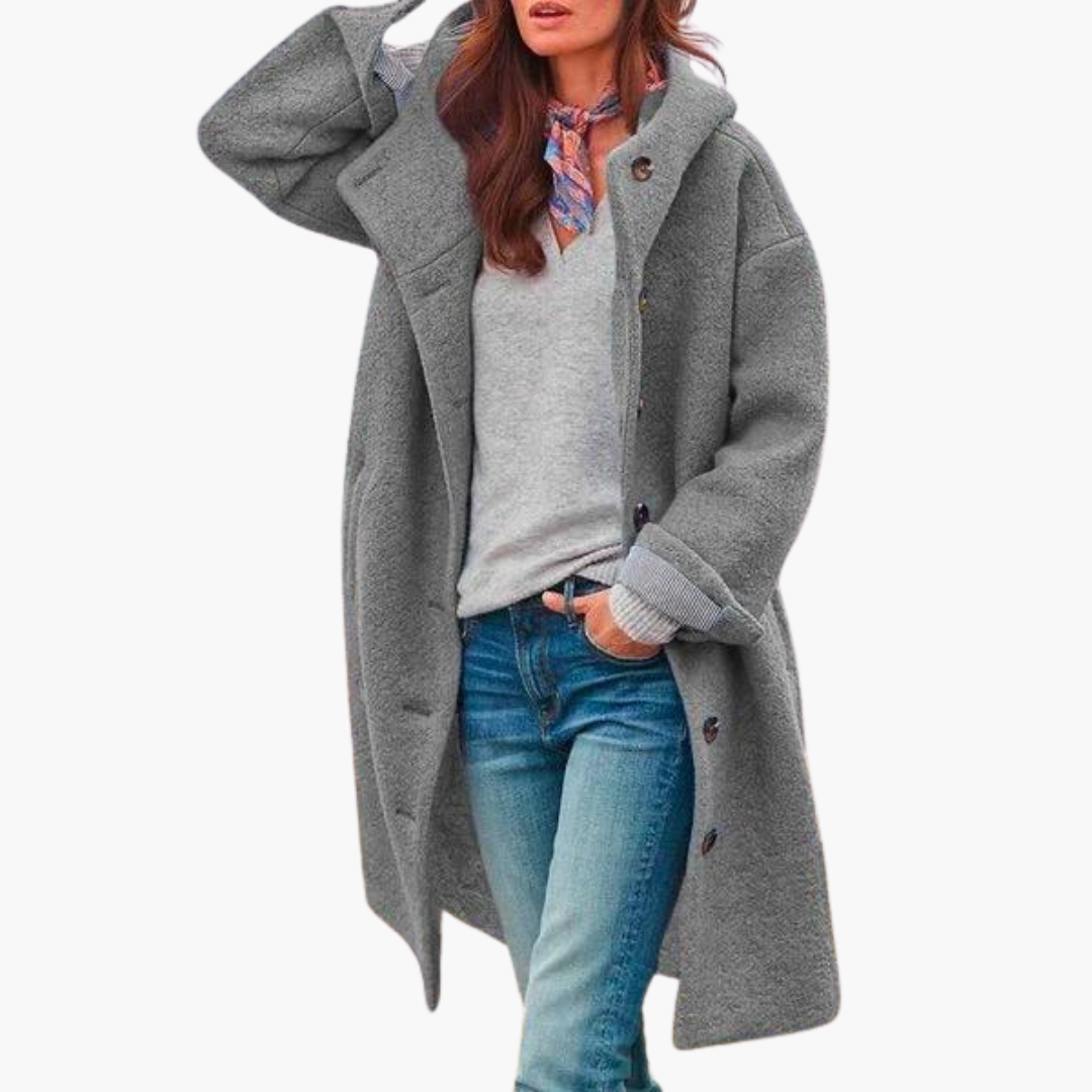 Marlowe | Women's Longline Oversized Button-Front Coat