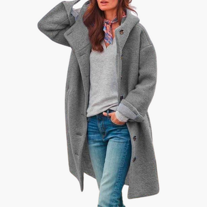 Marlowe | Women's Longline Oversized Button-Front Coat