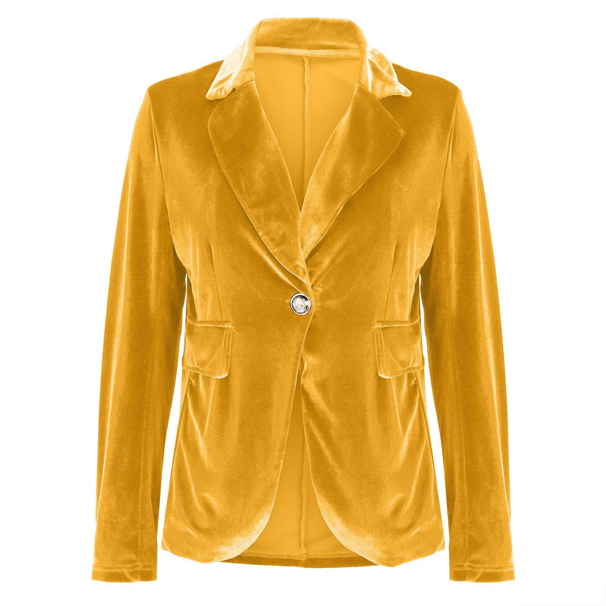 Beatrice | Women's Velvet Notched Lapel Fitted Blazer
