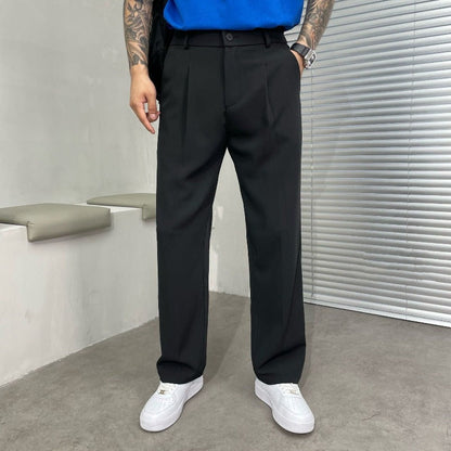 Wescott | Men's Pleated Wide-Leg Dress Pants Trousers