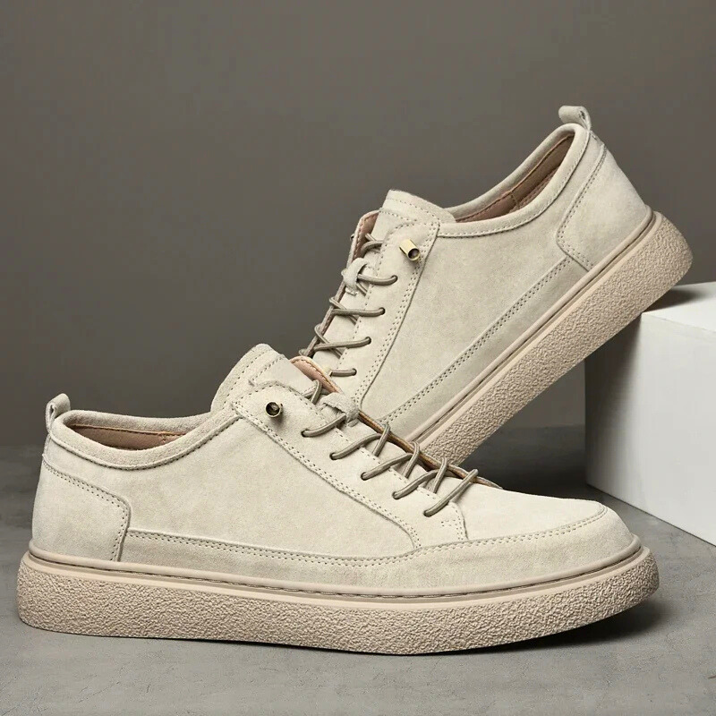 Sylvan | Men's Suede Lace-Up Low-Top Casual Sneaker