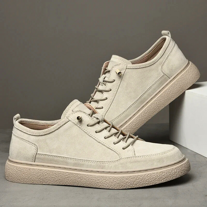 Sylvan | Men's Suede Lace-Up Low-Top Casual Sneaker