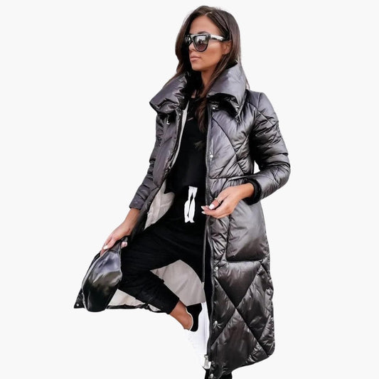 Aspen | Women's Long Quilted Padded Puffer Coat
