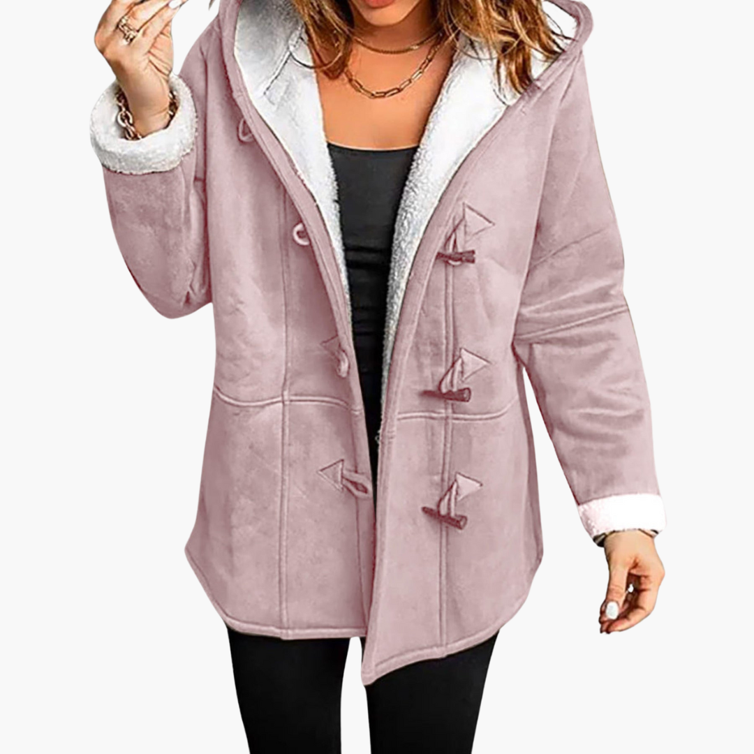 Marlowe | Women's Hooded Fleece-Lined Toggle Winter Coat