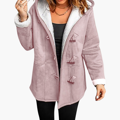 Marlowe | Women's Hooded Fleece-Lined Toggle Winter Coat