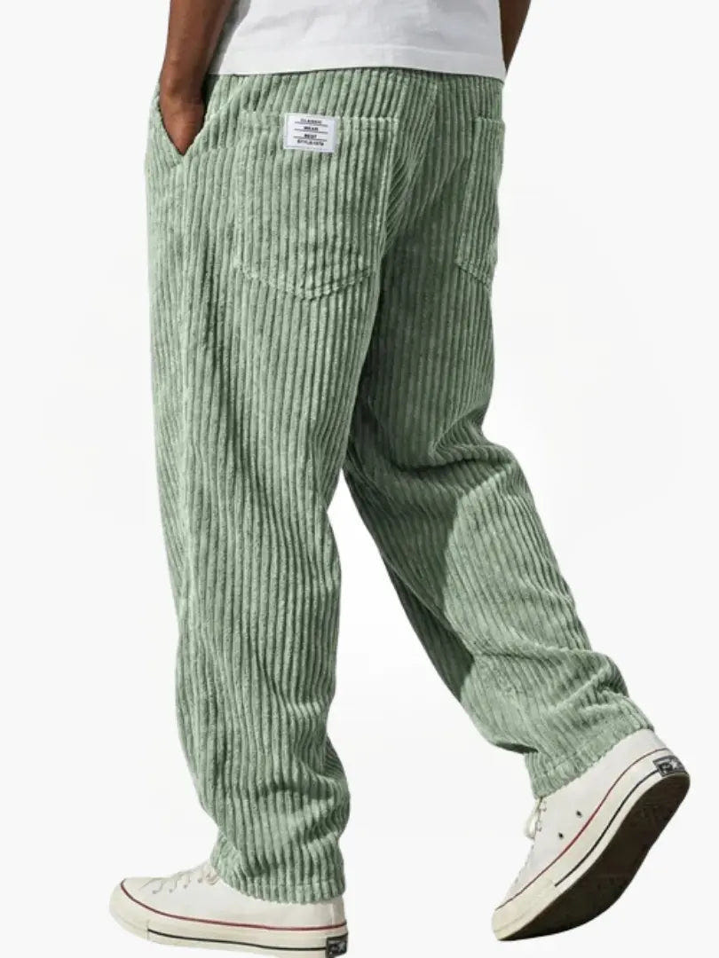 Marlow | Men's Corduroy Relaxed Fit Wide Leg Pants