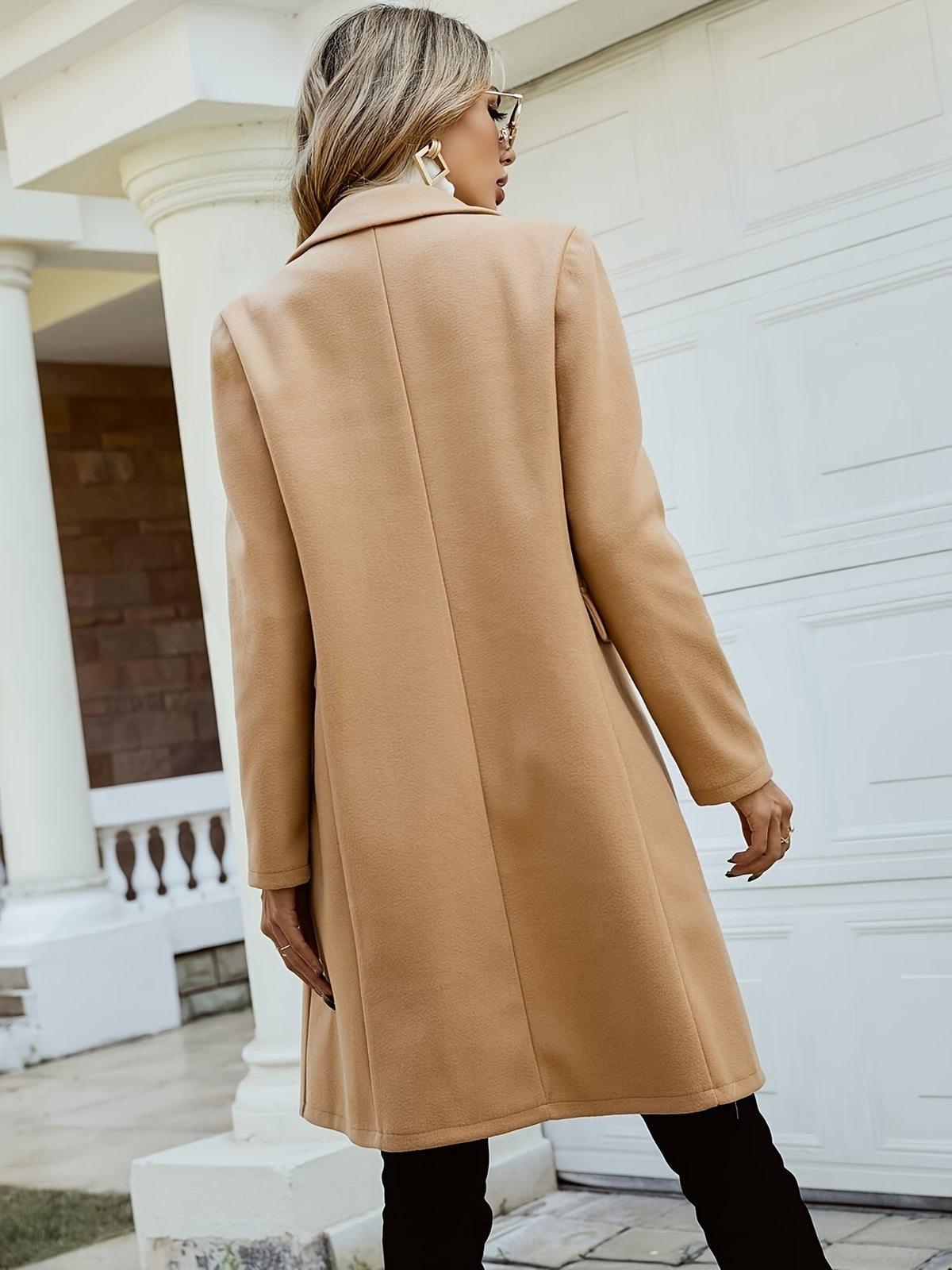 Aveline | Women's Long Wool Double-Breasted Winter Coat