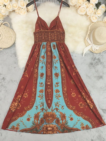 Seraphina | Women's Boho Floral Maxi Dress