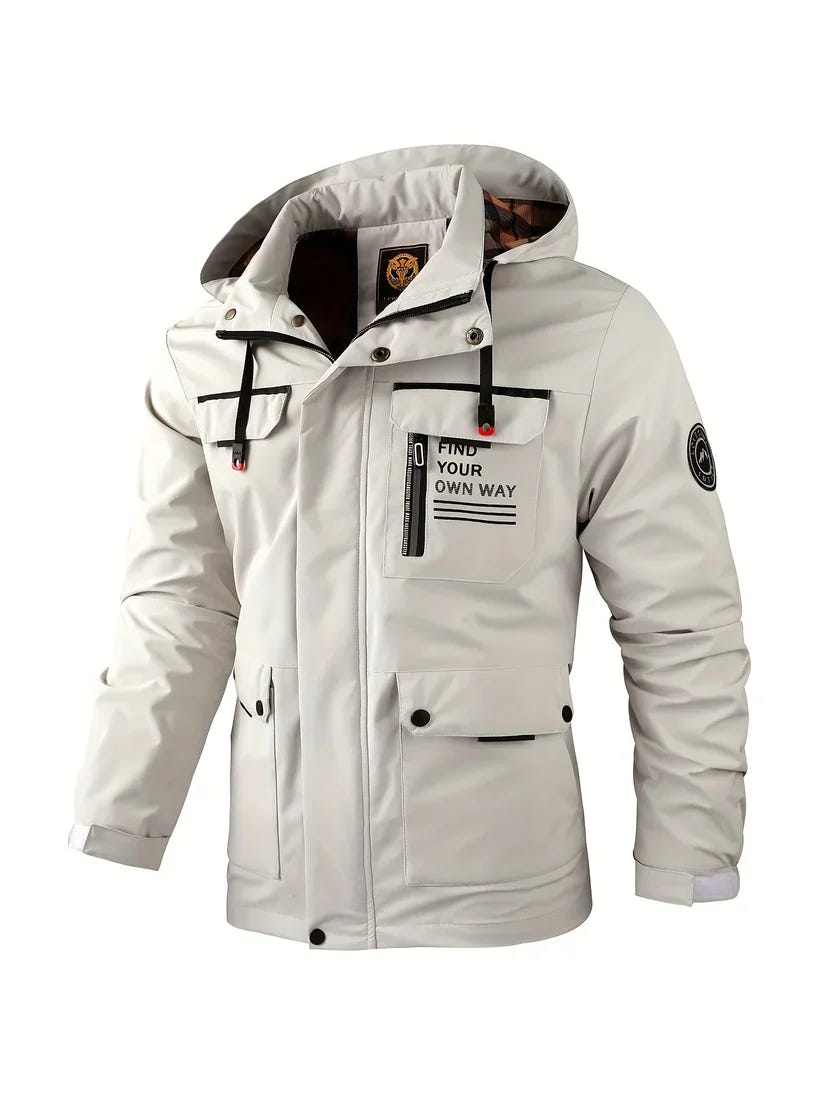 Bastian | Men's Waterproof Hooded Cargo Winter Jacket