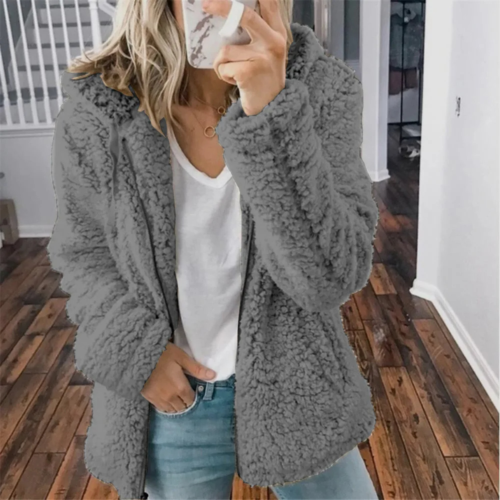 Odessa | Women's Hooded Sherpa Fleece Zip Jacket